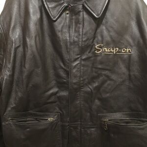 Snap On Brown Jacket NWT Size L